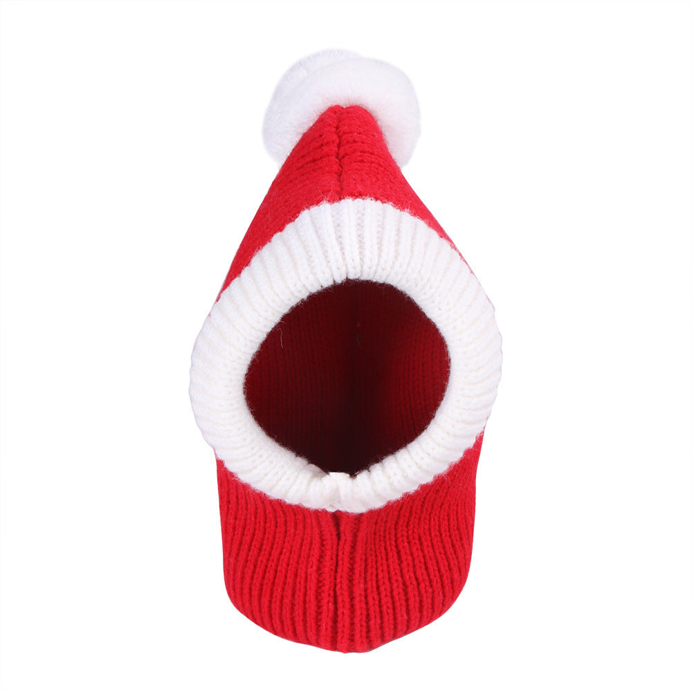Festive Christmas Knit Hat for Dogs