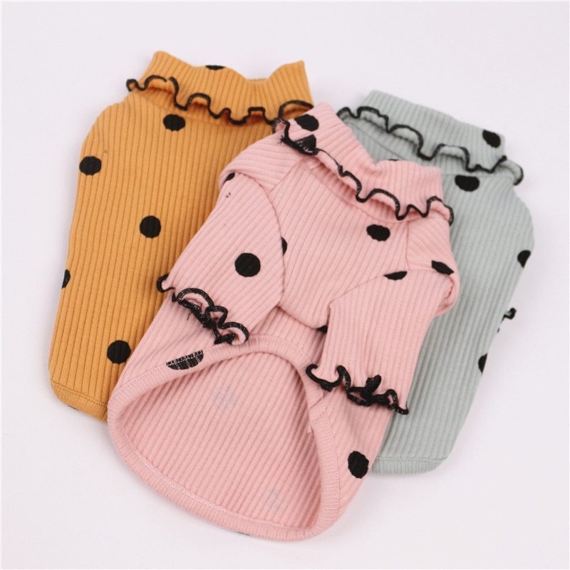 Cozy Cotton Turtleneck for Small Dogs