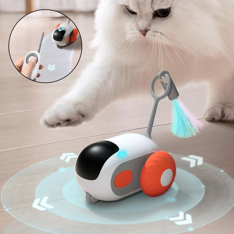 Smart Remote Control & Automatic Cat Toy Car