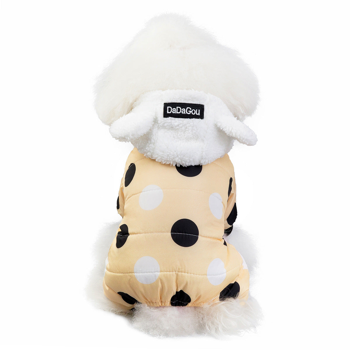 Cozy Polka Dot Four-Leg Pet Pajamas