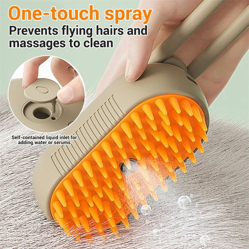 The Ultimate Grooming Tool: 3-in-1 Steam Brush