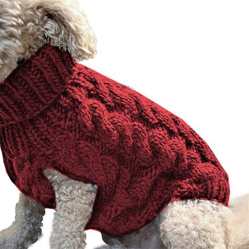 Classic Knit Sweater for Small Dogs