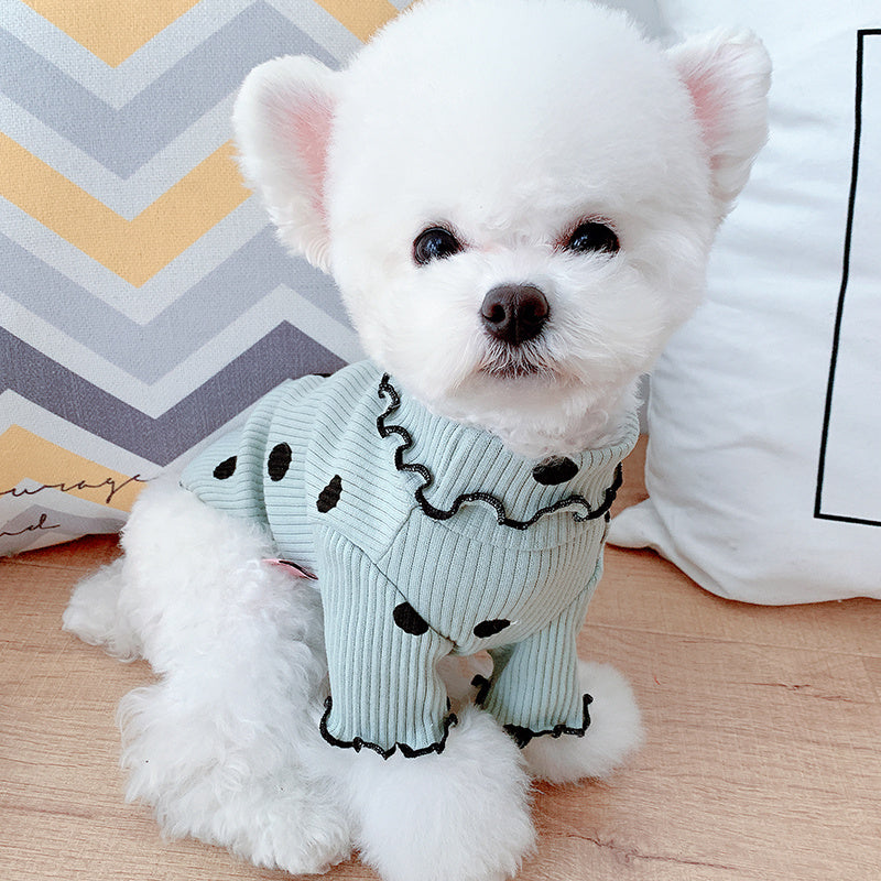Cozy Cotton Turtleneck for Small Dogs