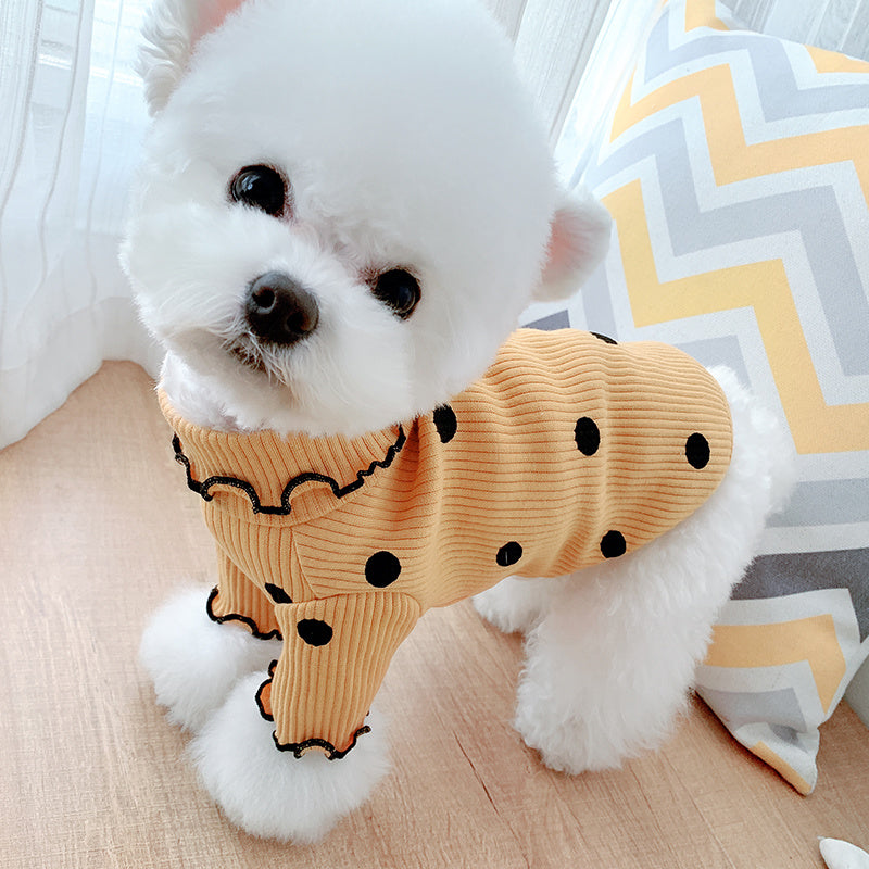 Cozy Cotton Turtleneck for Small Dogs
