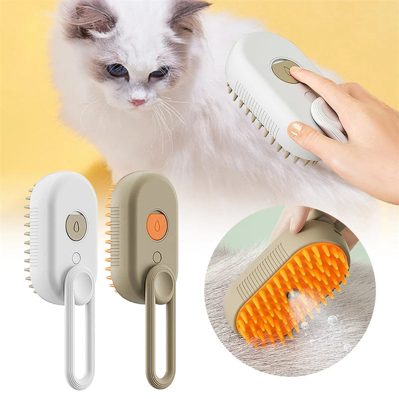 The Ultimate Grooming Tool: 3-in-1 Steam Brush