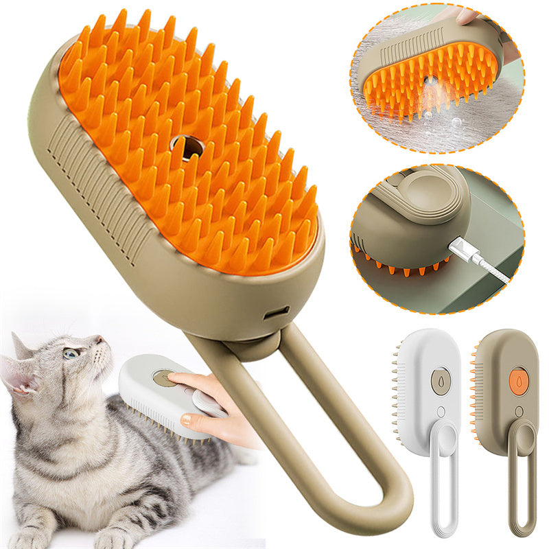 The Ultimate Grooming Tool: 3-in-1 Steam Brush