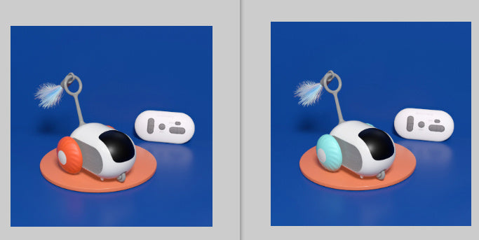 Smart Remote Control & Automatic Cat Toy Car