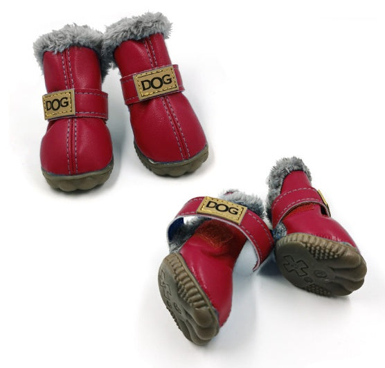 Waterproof & Non-Slip Dog Snow Boots