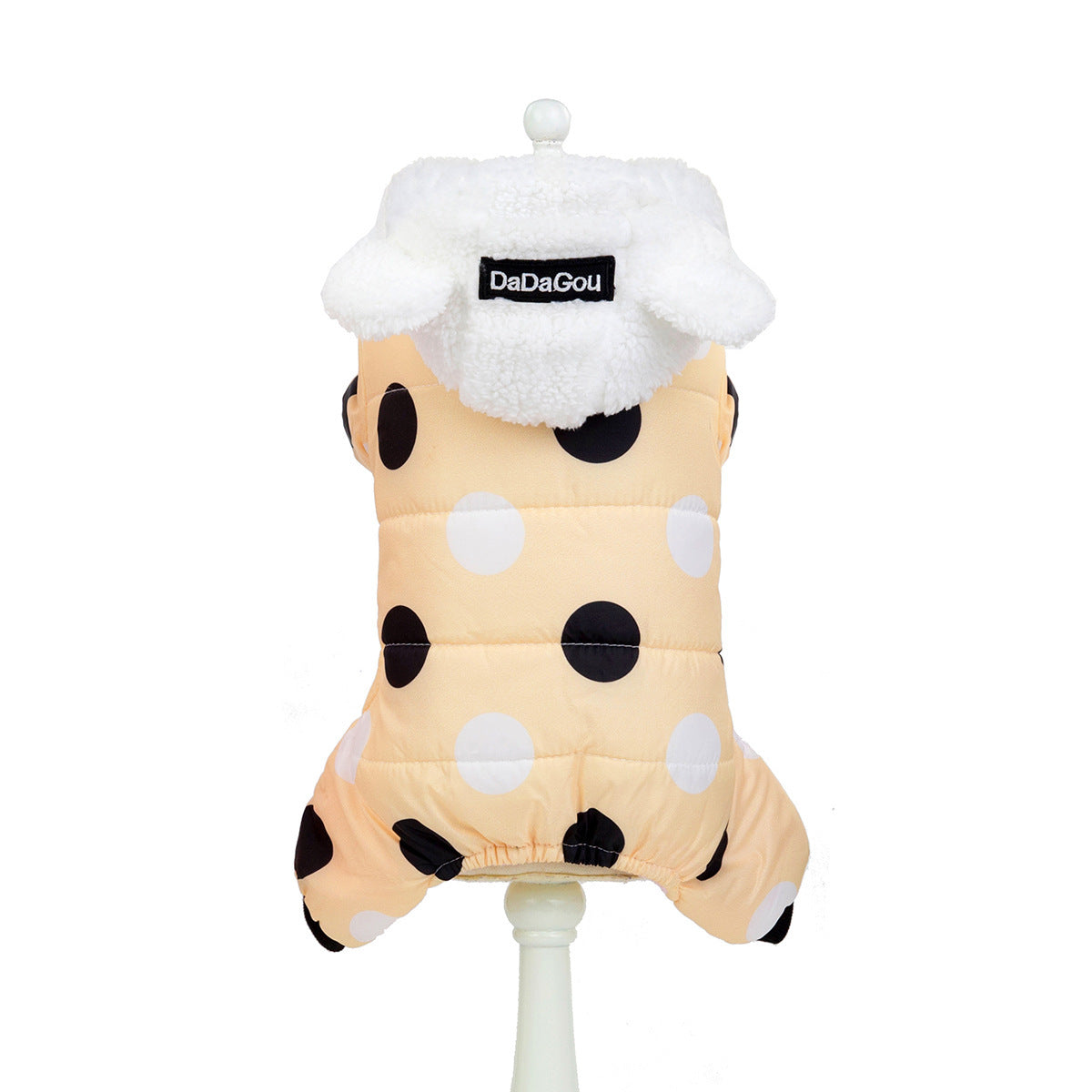Cozy Polka Dot Four-Leg Pet Pajamas