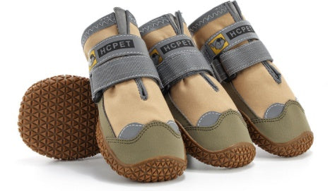 Breathable Summer Dog Shoes with Reflective Straps (Set of 4)