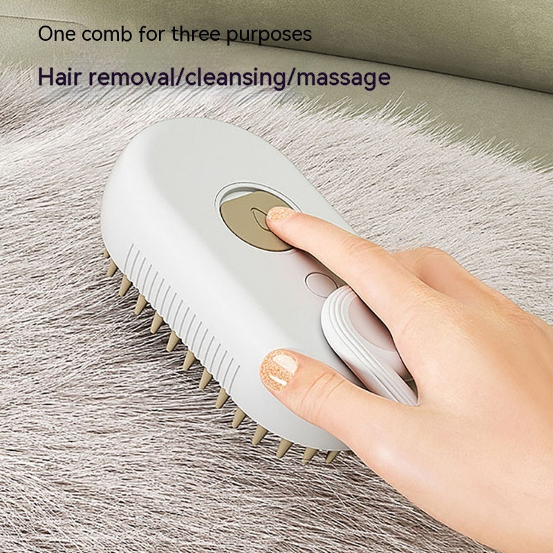 The Ultimate Grooming Tool: 3-in-1 Steam Brush