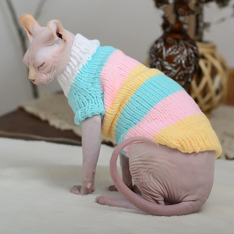 Soft Knit Sweater for Hairless Cats (Sphynx)