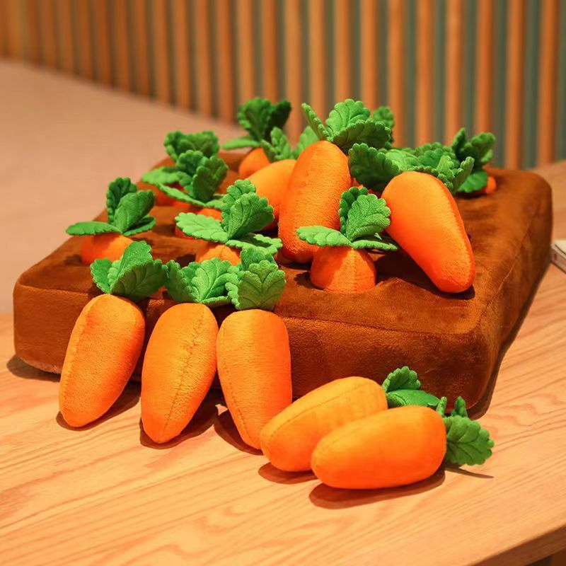 Interactive Carrot Patch Snuffle Mat for Dogs