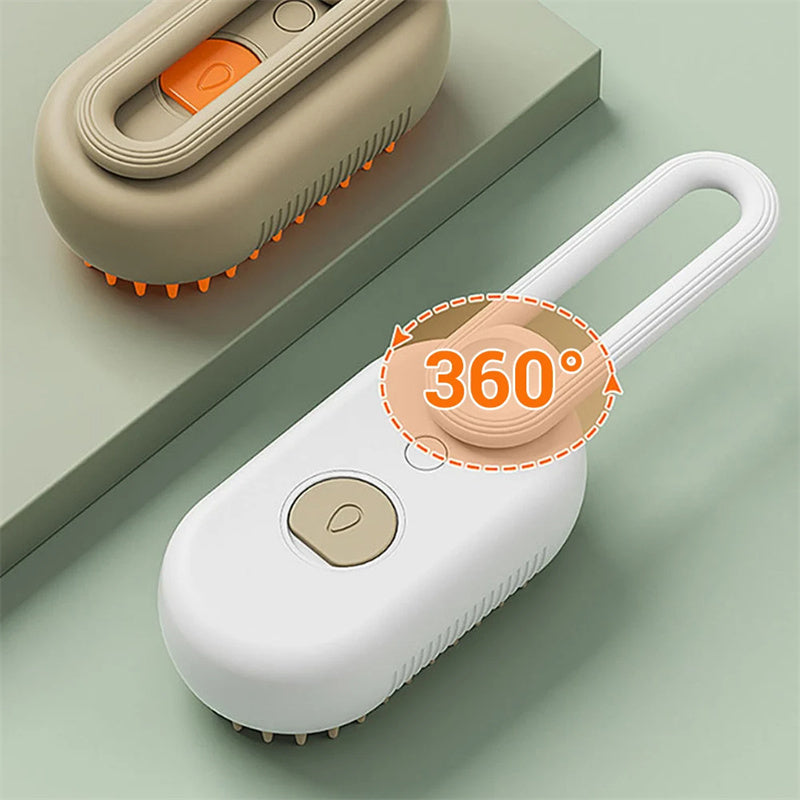 The Ultimate Grooming Tool: 3-in-1 Steam Brush