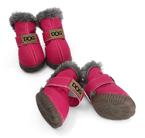 Waterproof & Non-Slip Dog Snow Boots