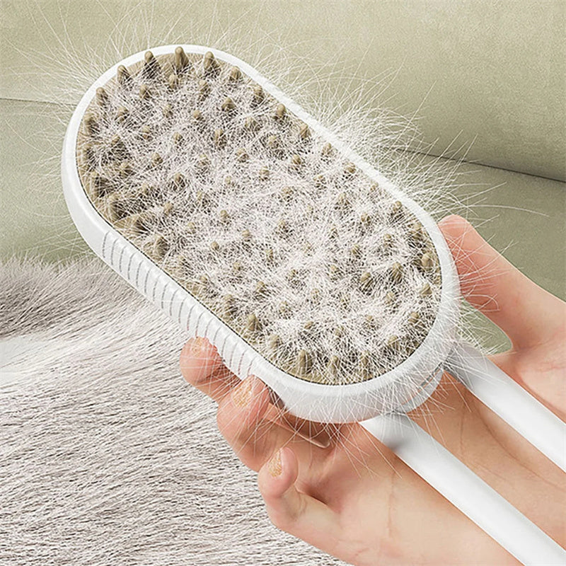 The Ultimate Grooming Tool: 3-in-1 Steam Brush